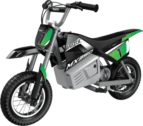 Razor Dirt Rocket MX350 Electric Bike - Black, 24V with Decals