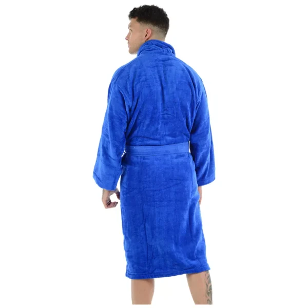 Luxury Egyptian Cotton Bath Robe - Soft Velour Terry Gown