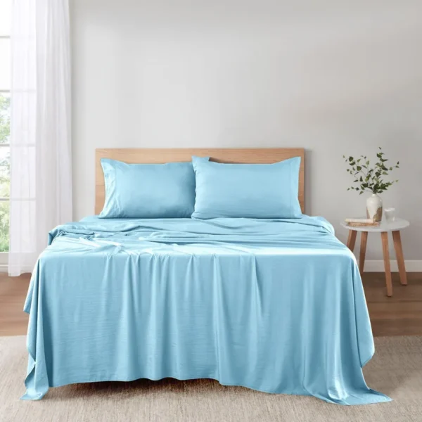 4-Piece Bamboo Bed Sheet Set - Deep Pocket, Breathable