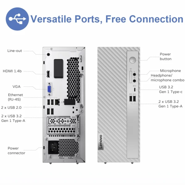 Lenovo IdeaCentre 3 Desktop – Fast Performance, Compact Design