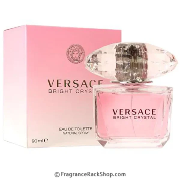 Versace Bright Crystal Eau de Toilette - Women's Perfume, 3 oz