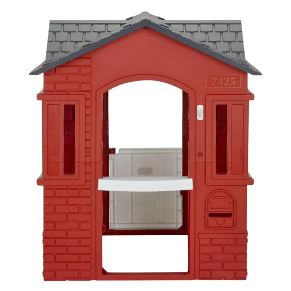 Little Tikes Cape Cottage House, Red – With Working Door & Window Shutters for Kids 2-6 Years