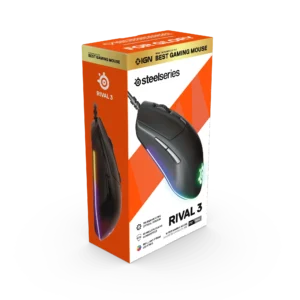 SteelSeries Rival 3 Gaming Mouse – Precision, Durability, and RGB Brilliance