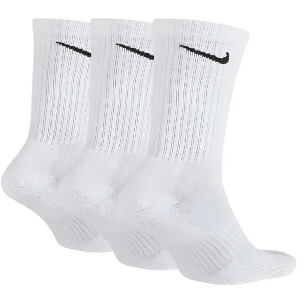 Women's Nike Everyday Cushioned Crew Socks - 3-Pack, White